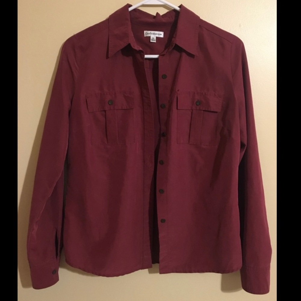 Croft & Barrow button up top with pockets